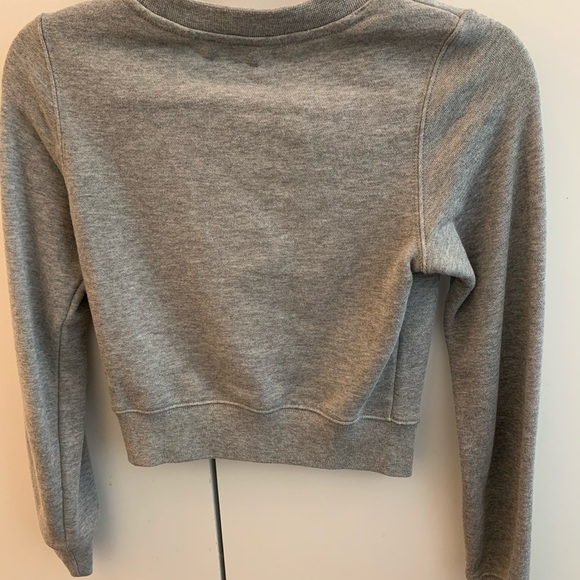 Wilfred Free Aritzia crop grey sweater XXS - Picture 4 of 4